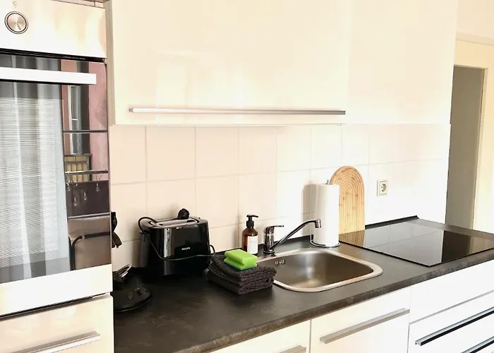 Design Ferienoase Mit Einzelbetten - 2 Schlafzimmer - Waschmaschine - Parkplatz Daire